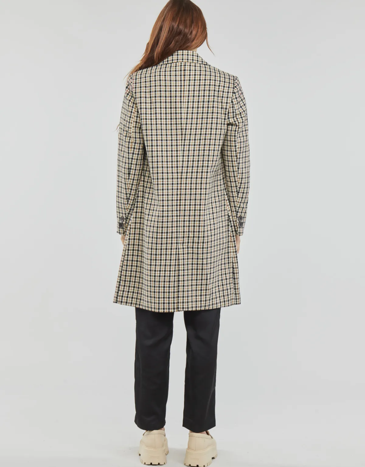 Discount Only - ONLNORMA ASTRID CHECK COAT CC OTW Multicolore