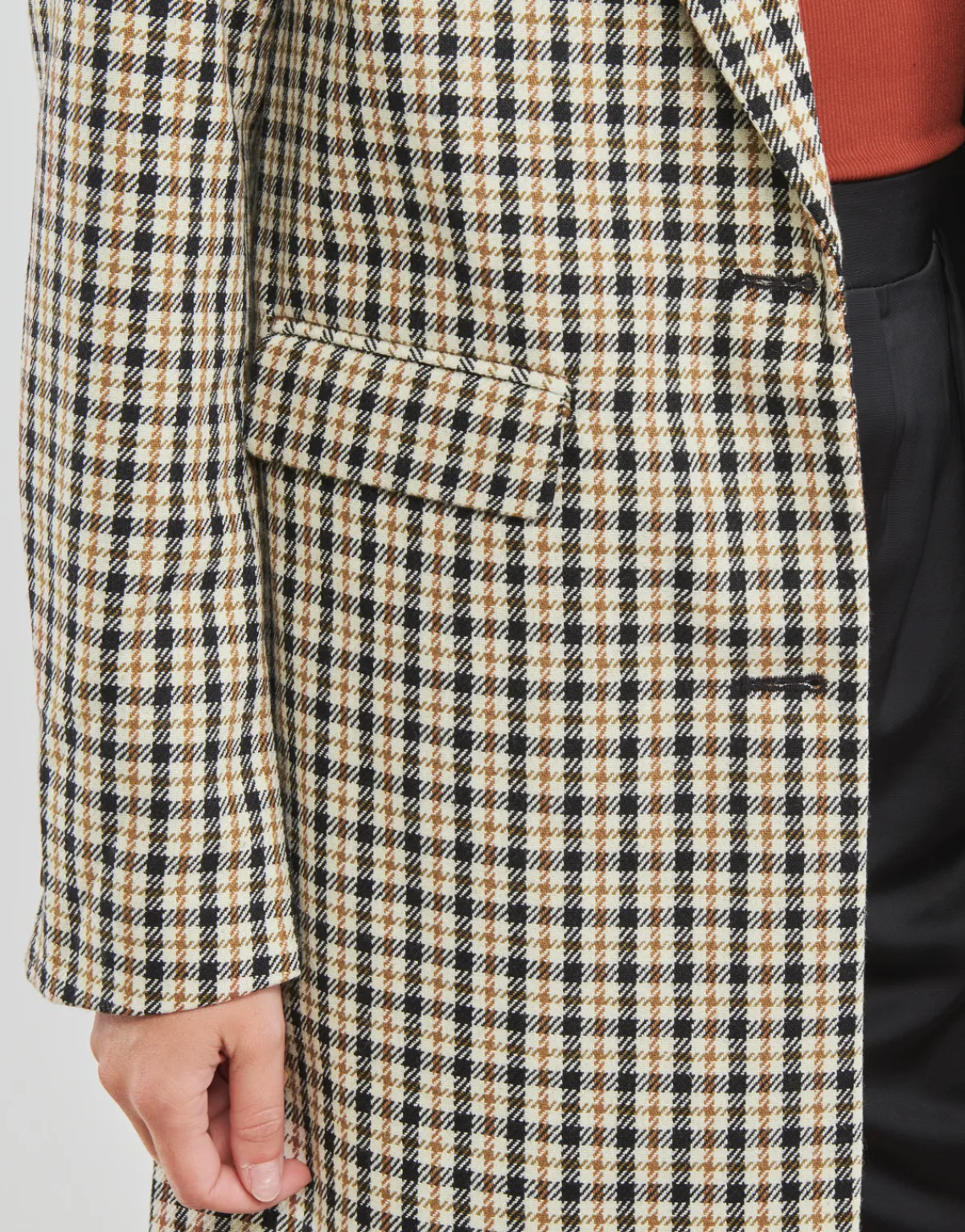 Discount Only - ONLNORMA ASTRID CHECK COAT CC OTW Multicolore