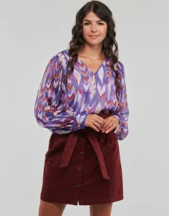 Only - ONLPAM LIFE L/S V-NECK TOP PTM Violet Discount