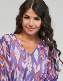 Only - ONLPAM LIFE L/S V-NECK TOP PTM Violet Discount