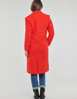 Online Only - ONLPIPER  COAT CC OTW Rouge