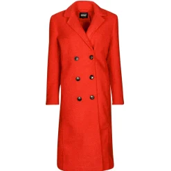 Online Only - ONLPIPER  COAT CC OTW Rouge