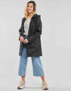 Only - ONLSALLY RAINCOAT OTW NOOS Noir Sale
