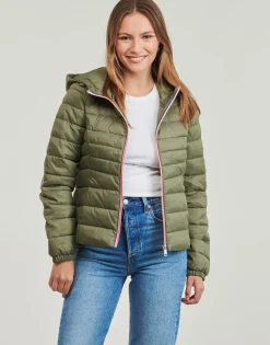 Only - ONLTAHOE CONTRAST HOOD JACKET Kaki Sale