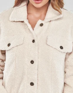 Only - ONLTELMA TEDDY JACKET CC OTW Ecru Discount