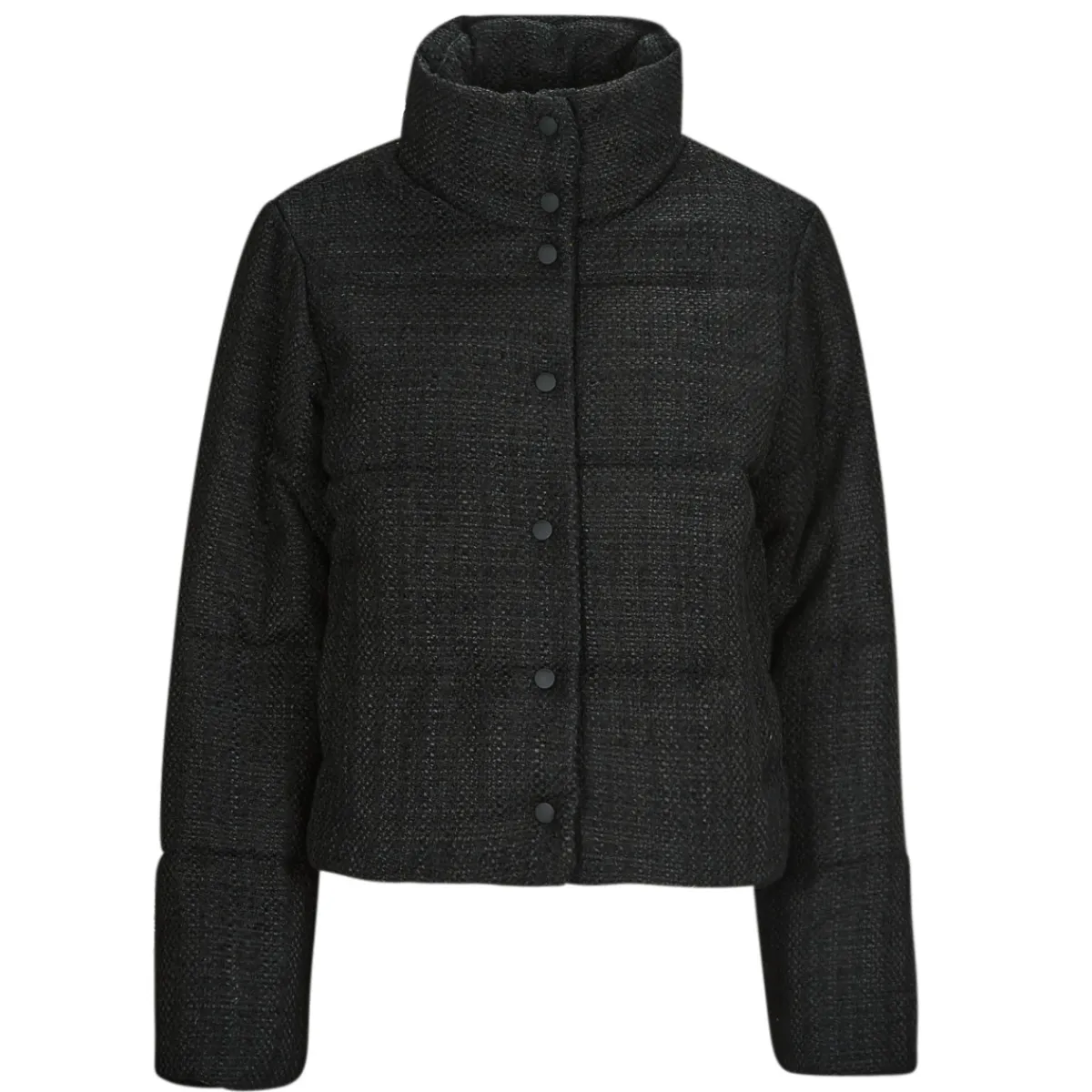 Only - ONLWIKI BOUCLE MIX PUFFER JACKET OTW Noir