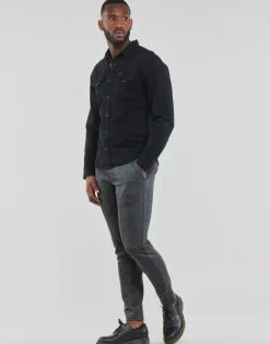 Only & Sons  - ONSMARK CHECK PANTS HY GW 9887 Marine