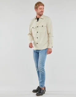 Hot Only & Sons  - ONSMILO LS SOLID OVERSHIRT NOOS Creme