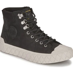 Clearance Palladium - PALLA ACE LO CUFF LTH Noir