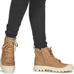 Palladium - PAMPA HI ZIP ORGANIC Marron Clearance