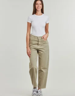 Pepe jeans - BARREL JEANS UHW Kaki