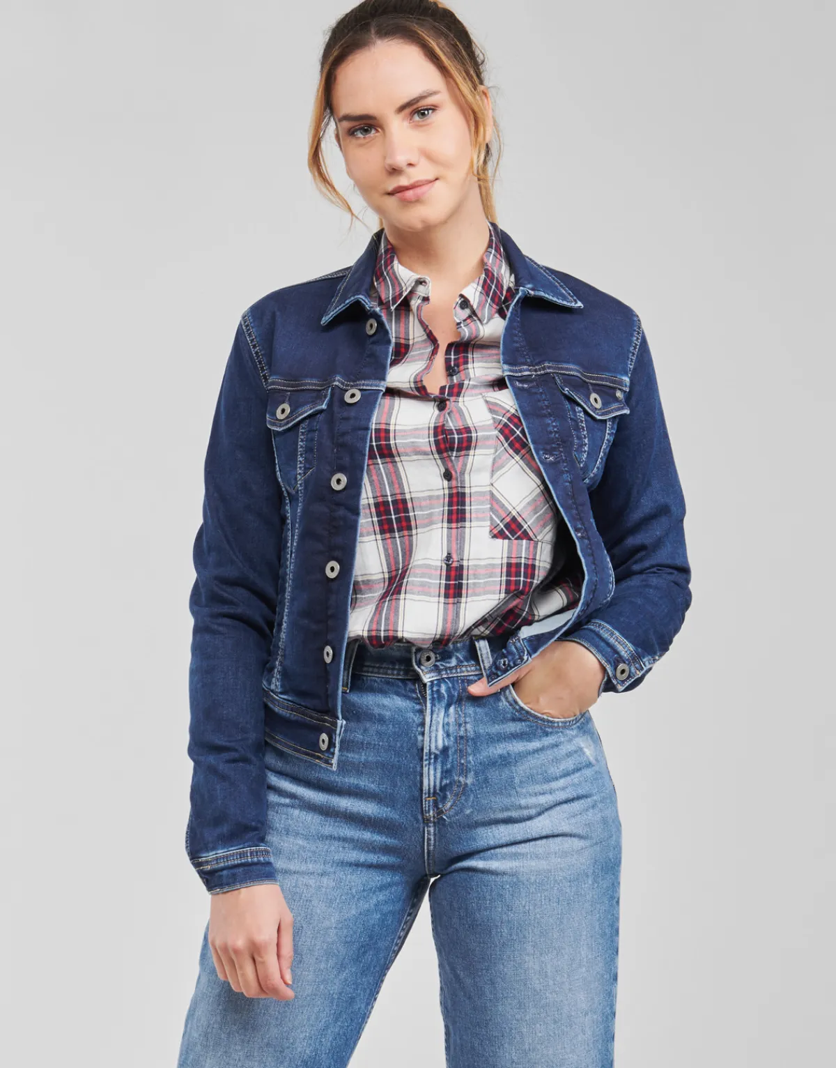 Pepe jeans - CORE JACKET Bleu Discount