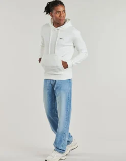 Discount Pepe jeans - ESSENTIAL HOODIE Ecru