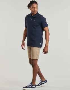Hot Pepe jeans - ESSENTIAL POLO CONTRAST LOGO Marine