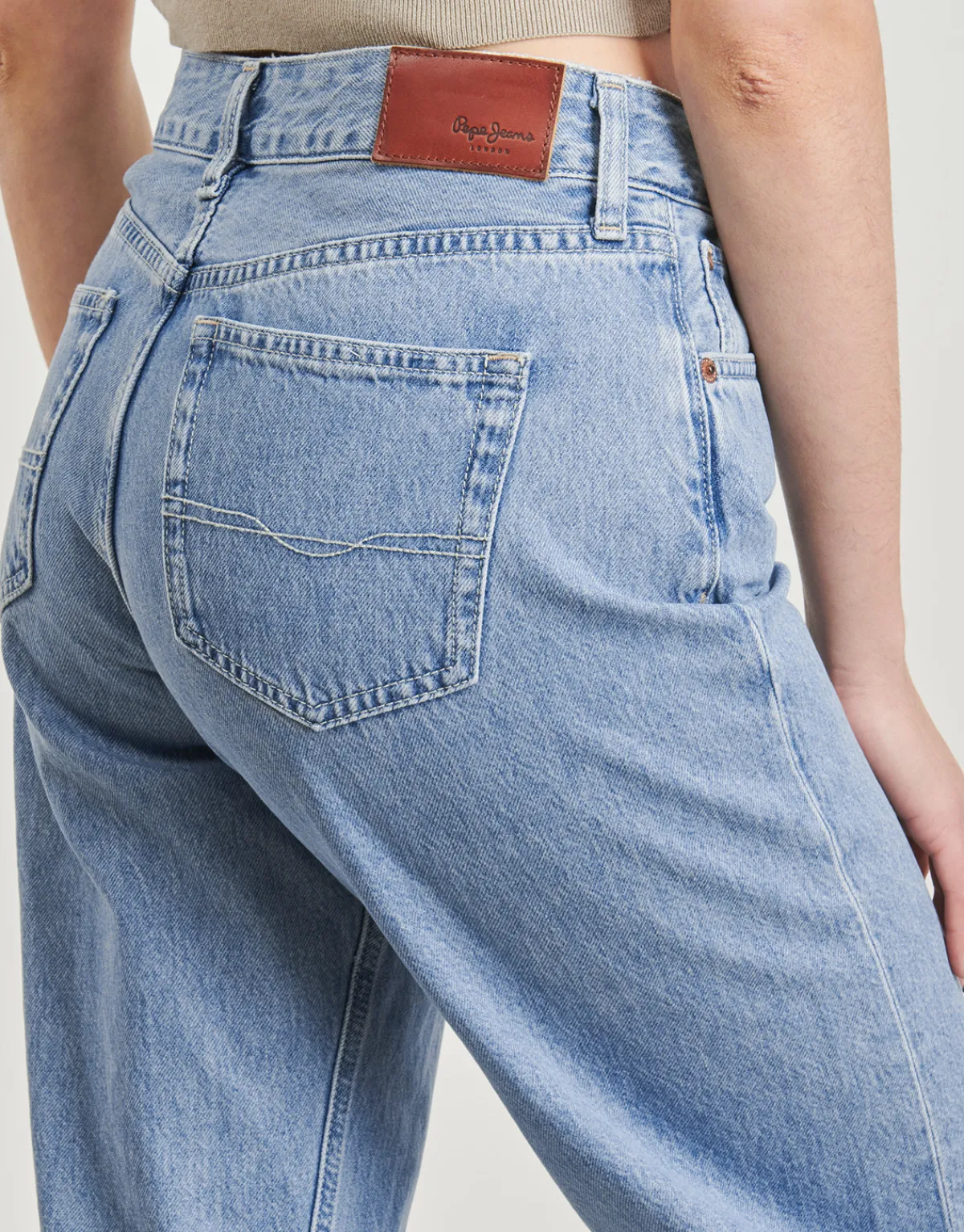 Pepe jeans - LOOSE ST JEANS HW HAZEL Bleu Sale