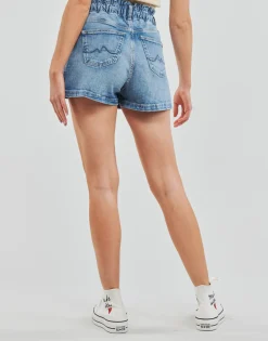 Pepe jeans - REESE SHORT Bleu Hot