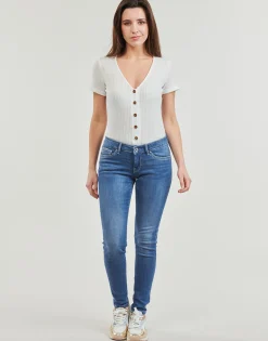 Discount Pepe jeans - SKINNY JEANS LW Bleu