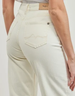 Sale Pepe jeans - WIDE LEG JEANS UHW Ecru