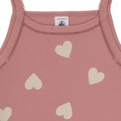 Petit Bateau - 2 CHEMISES BRETELLES Rose Clearance