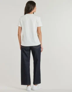 Hot Petit Bateau - MC COL ROND Blanc