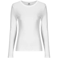 Petit Bateau - ML COL ROND Blanc Discount