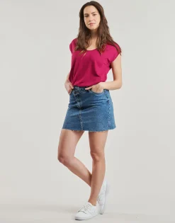 Pieces - PCBILLO TEE LUREX STRIPES