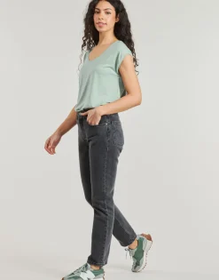 Outlet Pieces - PCBILLO TEE LUREX STRIPES Bleu