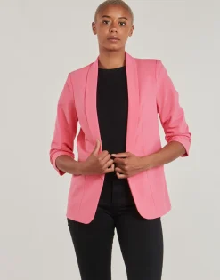 Pieces - PCBOSELLA 3/4 BLAZER NOOS Rose Hot
