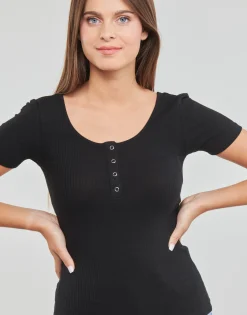 Pieces - PCKITTE SS TOP Noir