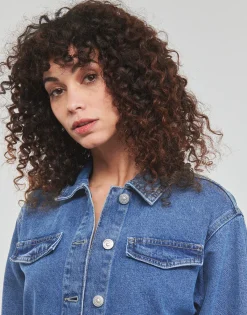 Pieces - PCTESSIE LS DNM JACKET MB873 Bleu Clearance