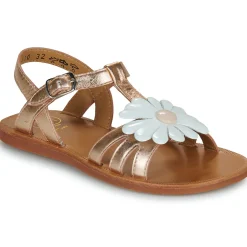 Online Pom d'Api - PLAGETTE BIG FLO CUIVRE