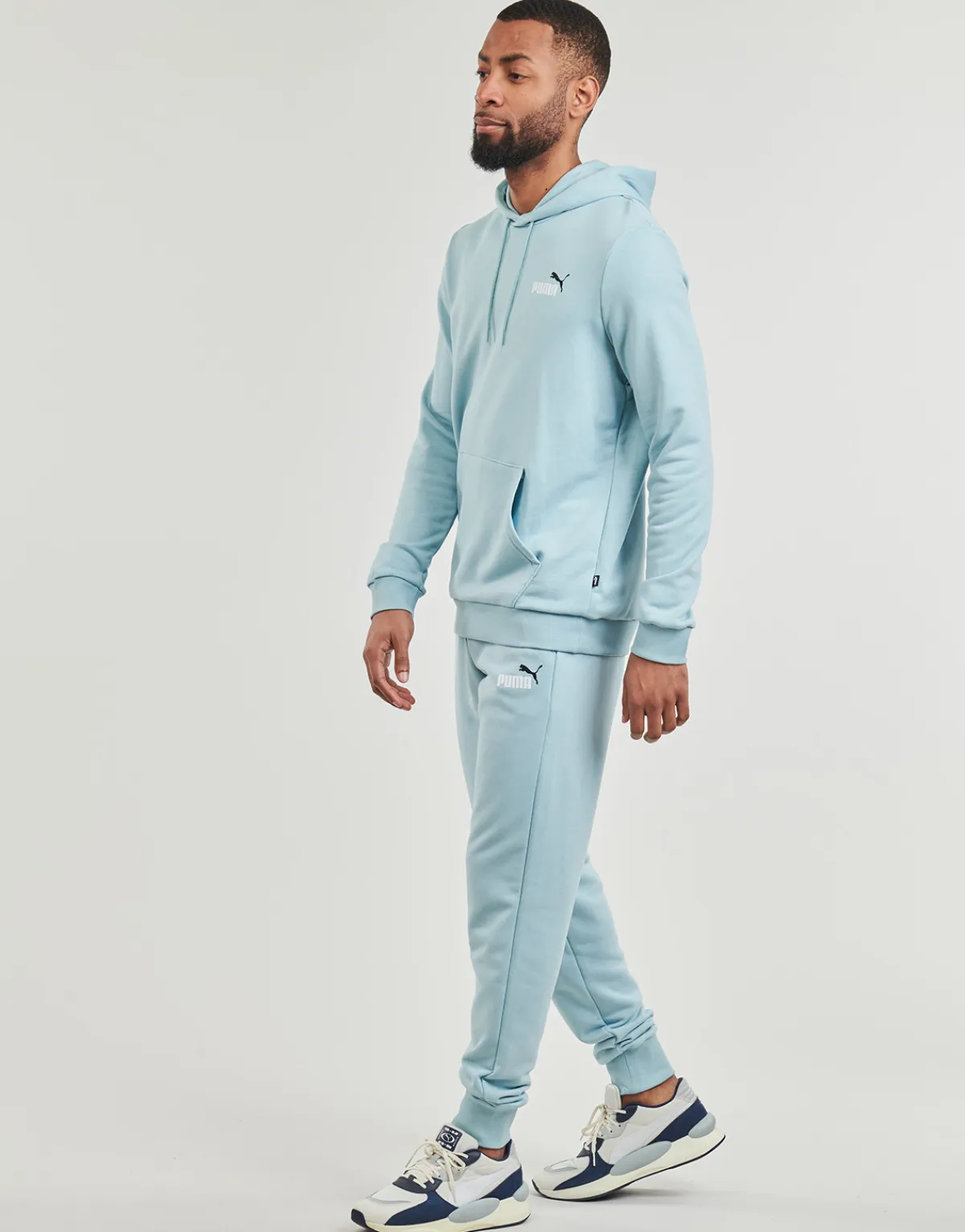 Puma - ESS+ 2 COL LOGO PANTS TR CL Bleu Online