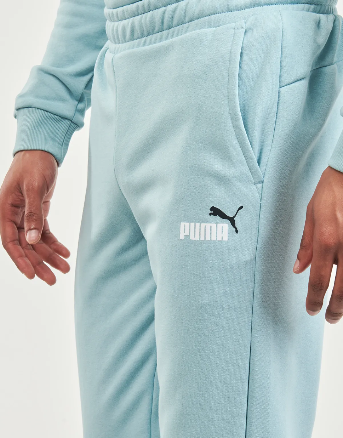 Puma - ESS+ 2 COL LOGO PANTS TR CL Bleu Online