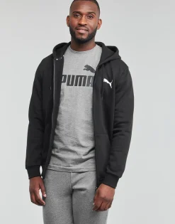 Puma - ESS FZ HOODED JACKET FL Noir