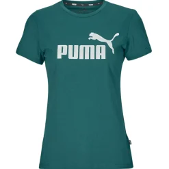 Puma - ESS LOGO TEE Bleu Online