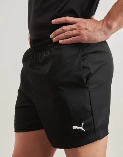 Discount Puma - ESS LOGO WOVEN SHORT Noir