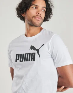 Puma - ESS NO1 LOGO TEE Blanc Best