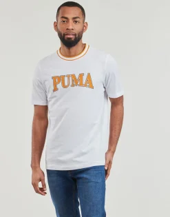 Puma - SQUAD BIG GRAPHIC TEE Blanc Outlet
