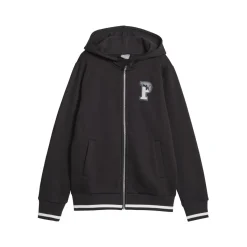 Puma - SQUAD FULL ZIP HOODIE FL B Noir Clearance