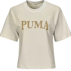 Puma - SQUAD GRAPHIC TEE Beige Sale