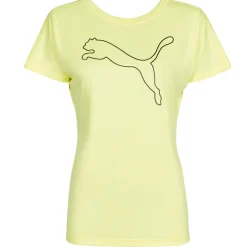 Sale Puma - RECYCL JERSY CAT TEE Jaune