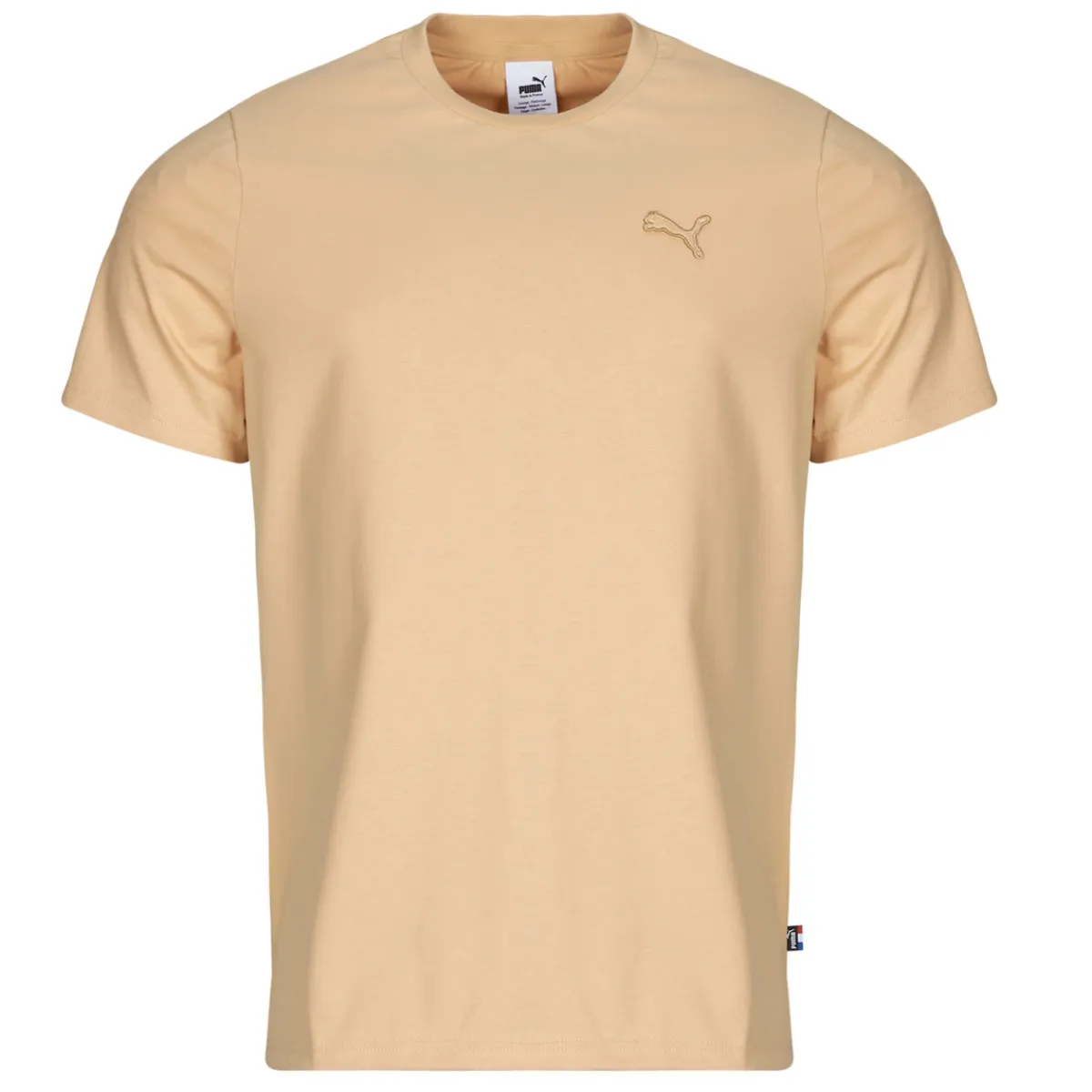 Puma - TEE MIF BADGE BRODE Beige