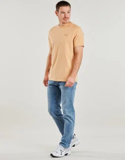 Puma - TEE MIF BADGE BRODE Beige