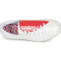 Puma - WN BASKET CRUSH.WH-HIBISCU Blanc Hot