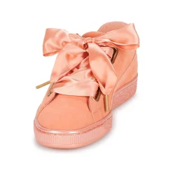 Puma - WN SUEDE HEART SATIN.DUSTY Orange Hot