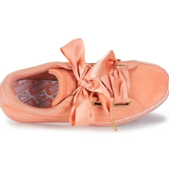 Puma - WN SUEDE HEART SATIN.DUSTY Orange Hot