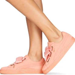 Puma - WN SUEDE HEART SATIN.DUSTY Orange Hot
