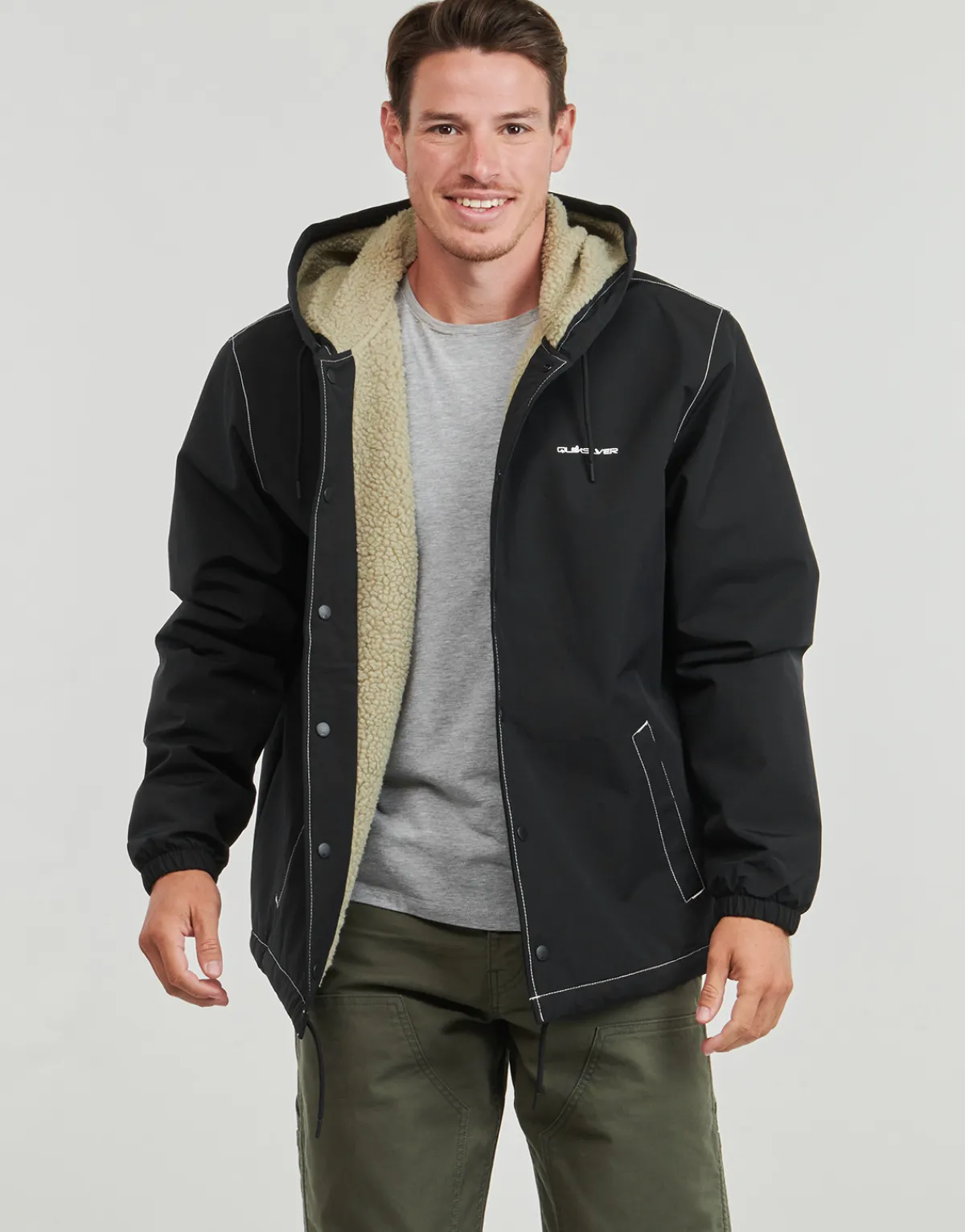 Quiksilver - RAIN CLOUD WARM HOODED COACH