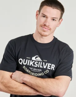 Discount Quiksilver - TYPED OUT SS Noir