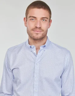 Selected - ETHAN MICRO MOTIF SLIM FIT